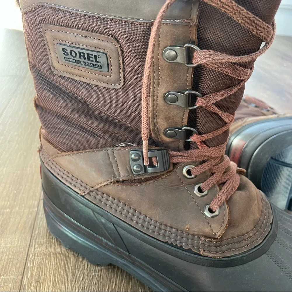 Sorel Men’s Rubber Waterproof Rain and Snow Boots size 9 - Picture 4 of 7
